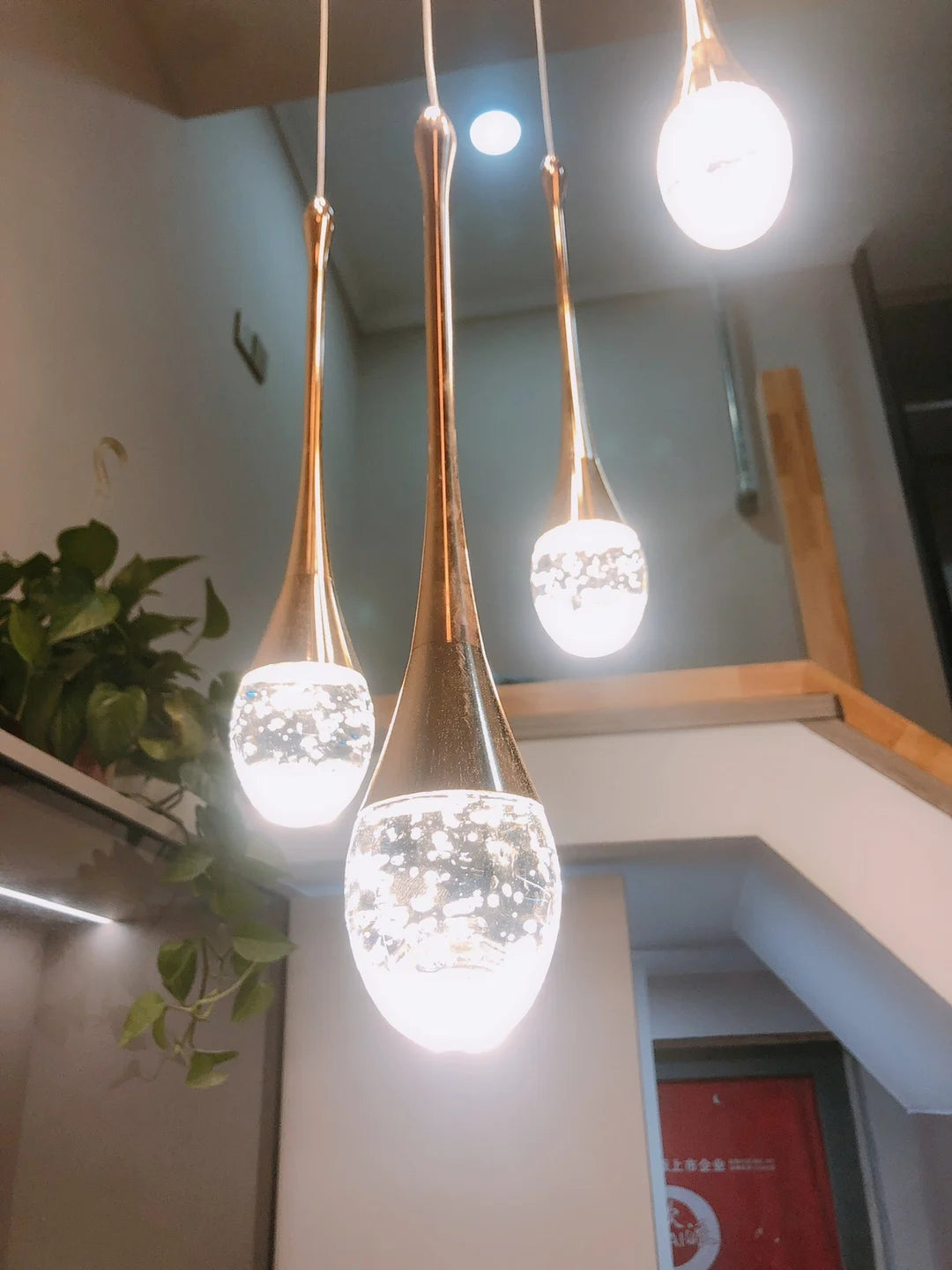 Lustre Salon Moderne — Cristal