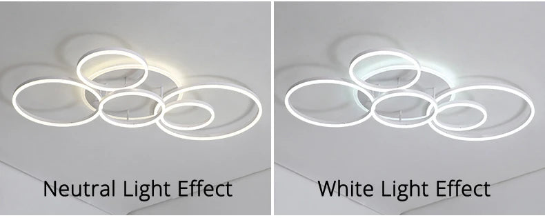 Lustre Blanc Moderne