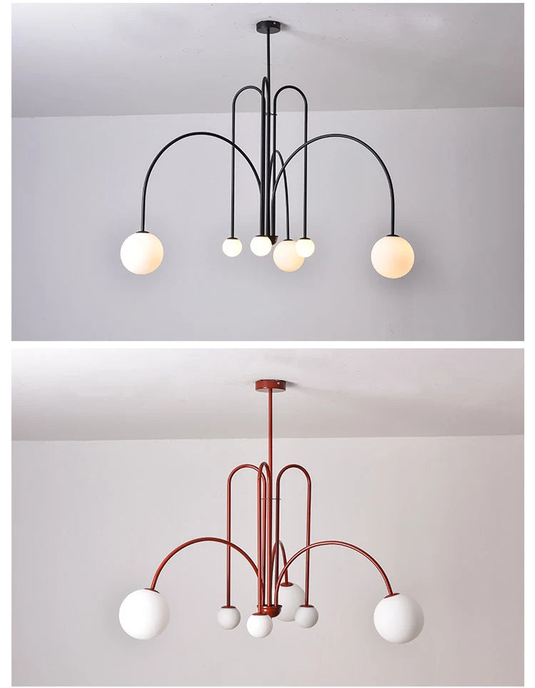 Lustre Contemporain — Plafonnier Boule Moderne