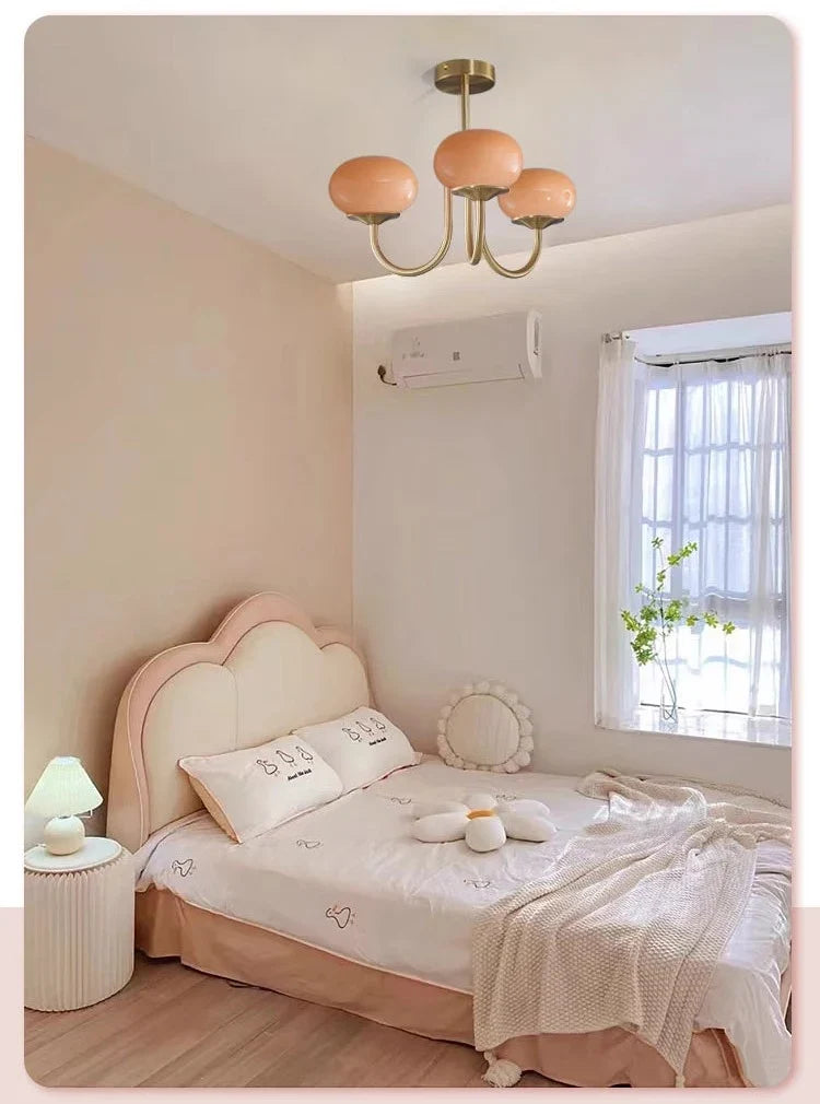 Lustre Chambre Adulte — LED — B doré 3 ampoules