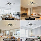 Lustre Salon Moderne — Noir