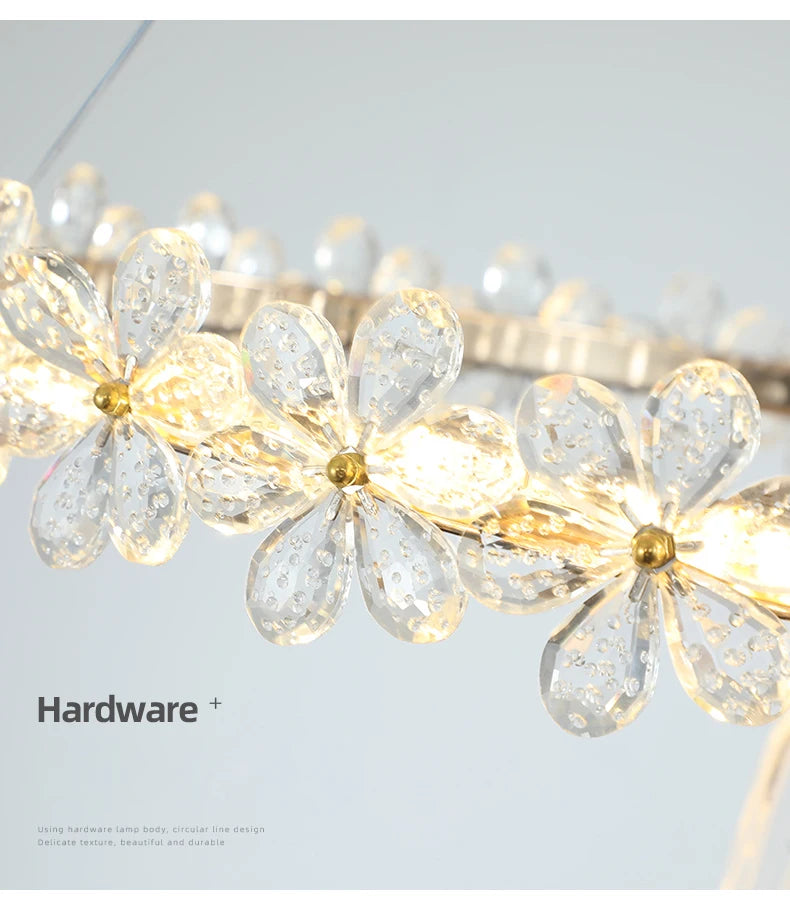 Lustre LED Cristal — Salle à Manger