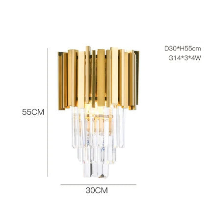 Lustre en Cristal Pas Cher — Métal