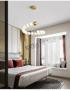 Lustre Art Déco — Cuivre