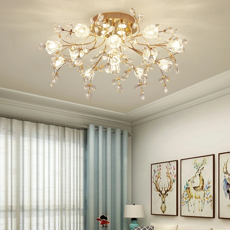 Lustre en Cristal Pas Cher — Nordique