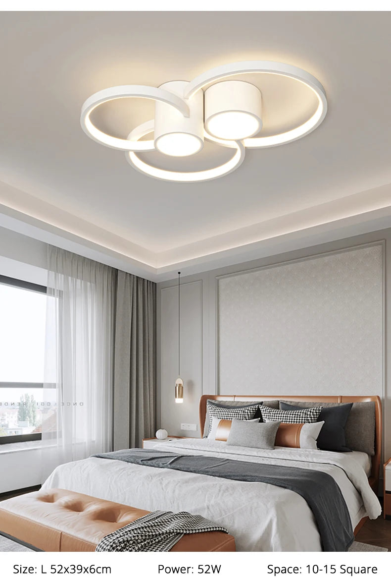 Lustre Salon Bois — Moderne