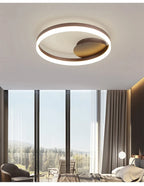Lustre Design LED — Métal — 1 anneau 60cm
