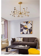 Lustre Fer Forgé — Lustre Branches LED