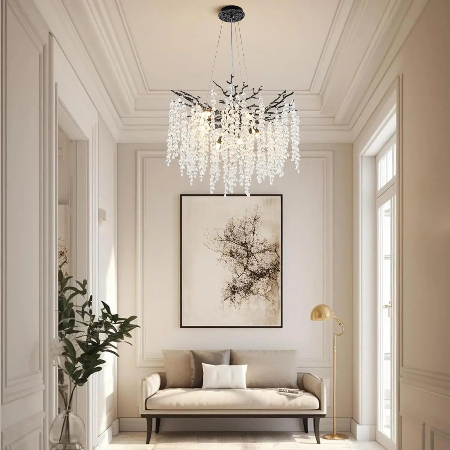 Lustre Cristal Salon — Chambre
