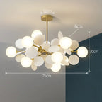 Lustre Araignée Design — Moderne — 10 ampoules blanc