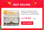 Lustre Cristal Salon — Chambre