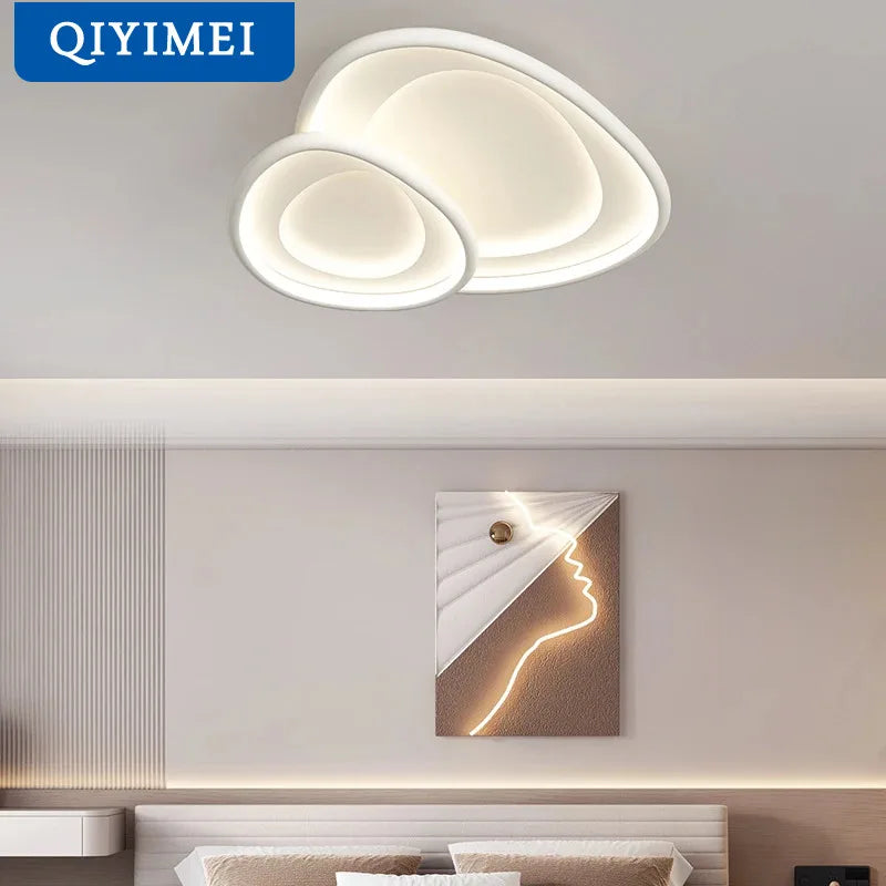 Lustre Salle à Manger Déporté — Blanc