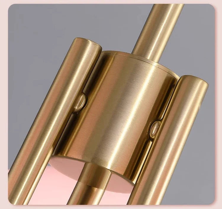 Lustre Chambre Adulte — LED — B argent 5 ampoules