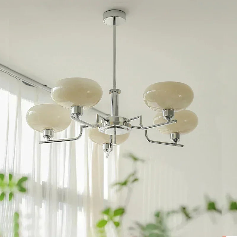 Lustre Vintage Industriel — Verre