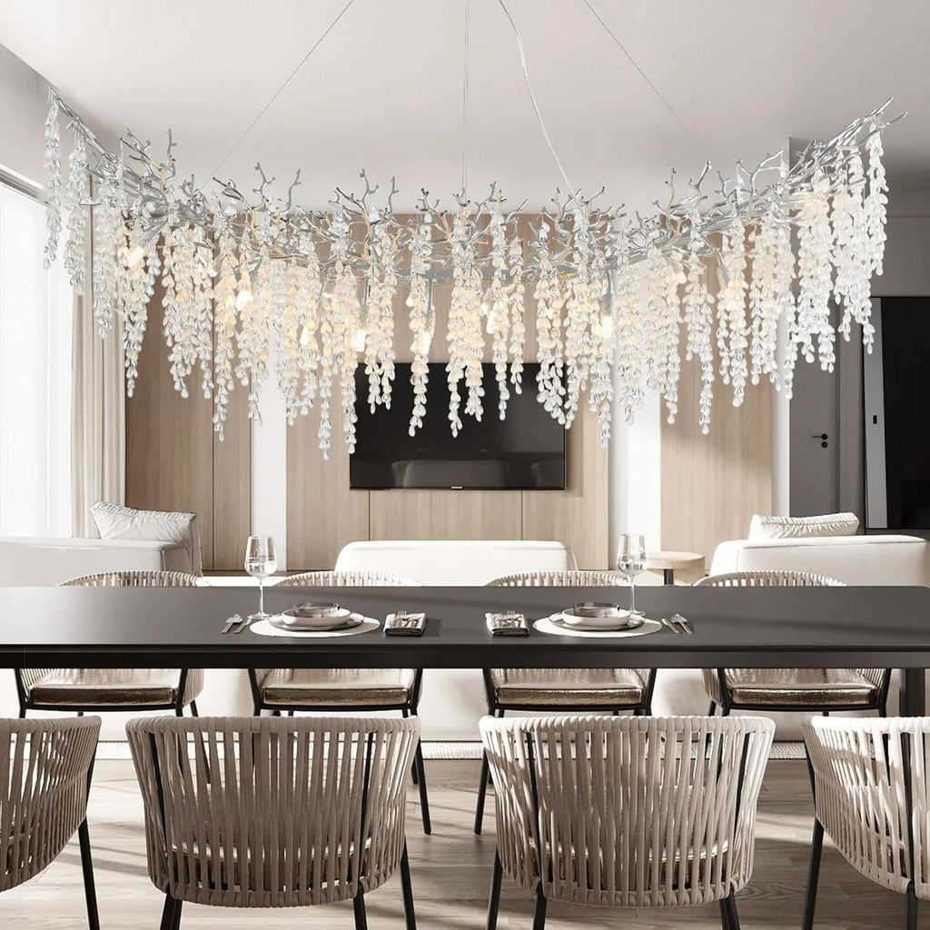 Lustre Cristal Salon — Chambre