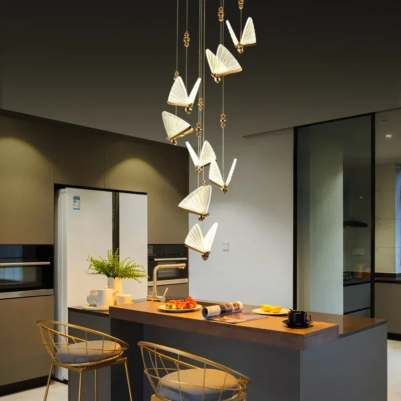 Suspension Luminaire Nordique — Cristal