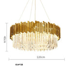 Lustre Cristal Design — Moderne — Oval 150cm
