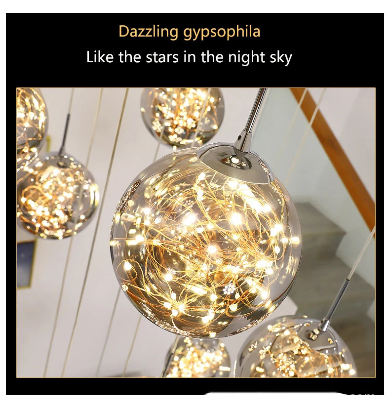 Lustre Salle à Manger Moderne — Cristal