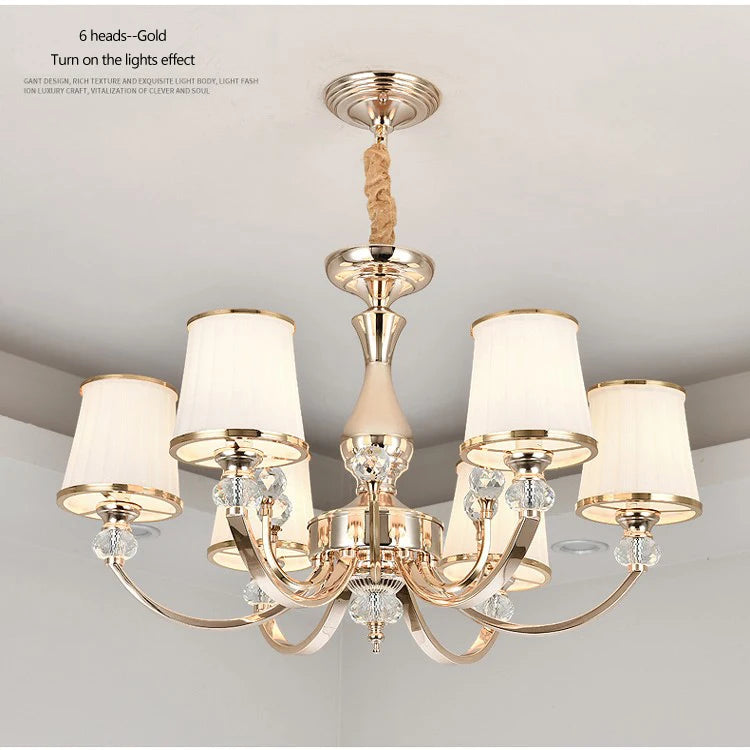 Lustre Luxe Cristal — Salon