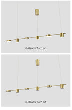 Lustre Chambre Ado — Noir — Noir S 6 ampoules 102cm