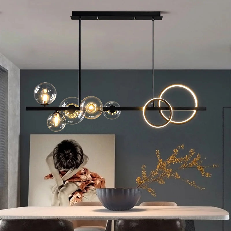 Lustre Industriel Noir
