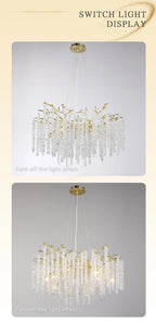 Lustre Cristal Ancien — Métal