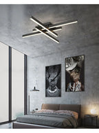 Lustre LED Chambre — Noir