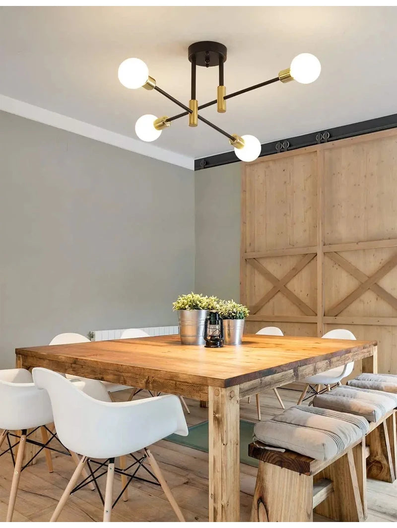 Lustre Salon Industriel