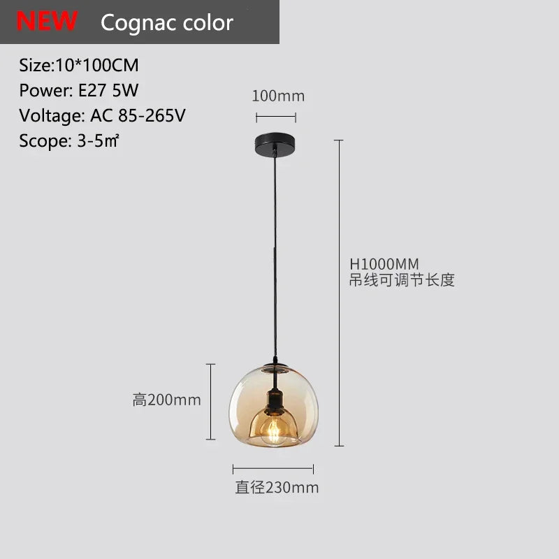 Lustre Moderne LED — Chambre