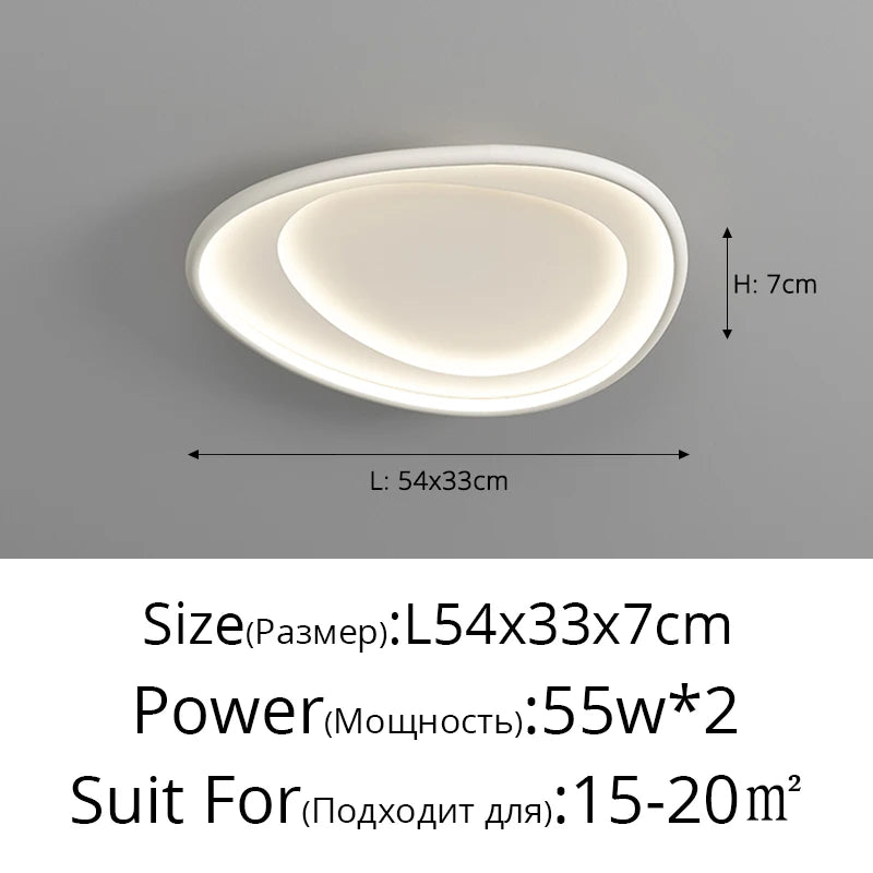 Lustre Salle à Manger Déporté — Blanc