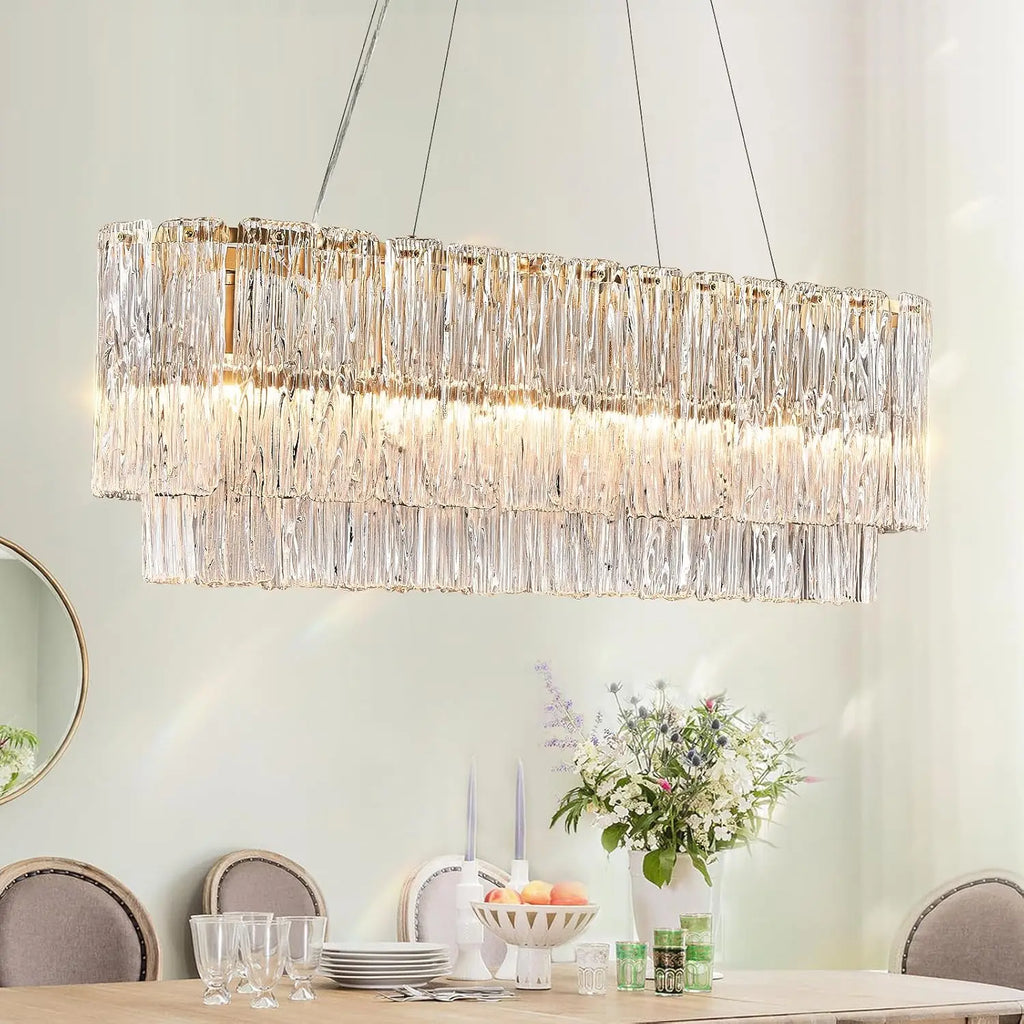 Lustre Moderne Design — Verre