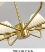 Lustre Bohème — Cuivre — A 10 ampoules