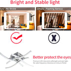 Lustre 24W Ceiling Light, Modern Curved Design Chandelier, 4000K, 2400LM, Neutral White - vue 5