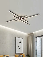 Lustre Black chandelier master bedroom lamps living room lamp led ceiling lamp Energy s - vue 2