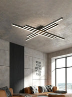 Lustre Black chandelier master bedroom lamps living room lamp led ceiling lamp Energy s - vue 3