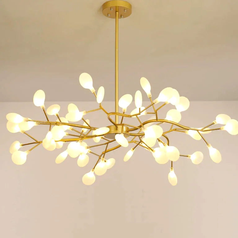 Lustre Branch Shape Firefly Ceiling Chandelier for House Baby Kid Living Room Bedroom D - vue 5