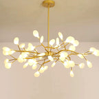 Lustre Branch Shape Firefly Ceiling Chandelier for House Baby Kid Living Room Bedroom D - vue 5