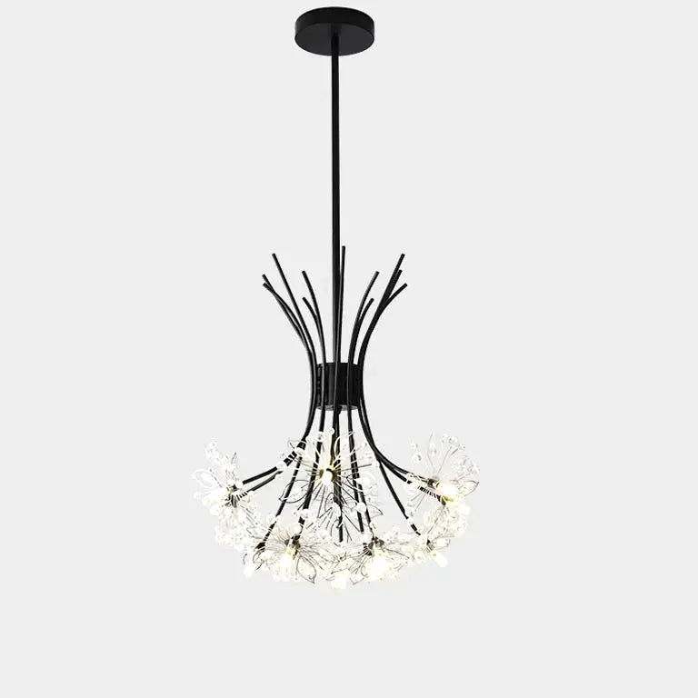 Lustre Ceiling Led Chandelier Modern Crystal Lamp Lustre Living Room Hanging Light Fixt - vue 2