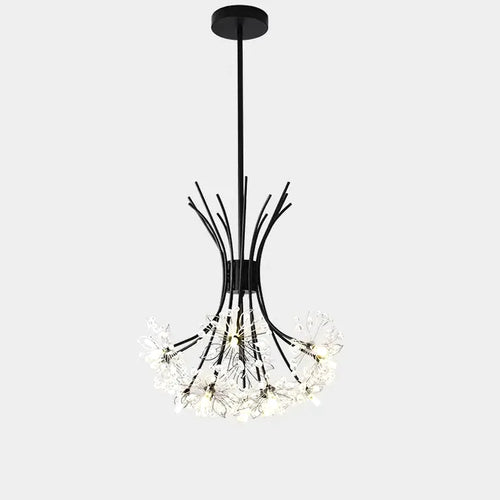Lustre Ceiling Led Chandelier Modern Crystal Lamp Lustre Living Room Hanging Light Fixt - vue 2