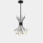 Lustre Ceiling Led Chandelier Modern Crystal Lamp Lustre Living Room Hanging Light Fixt - vue 2