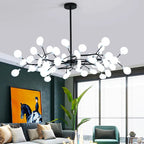 Lustre Creativity Firefly Chandelier Black Gold for Living Room Bedroom Hall Home Decor - vue 5