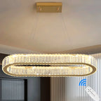 Lustre Crystal Led Pendant Light Modern Chandelier Ceiling Lamp Indoor Luxury Home Deco - Lustre France