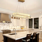 Lustre Crystal Led Pendant Light Modern Chandelier Ceiling Lamp Indoor Luxury Home Deco - vue 4