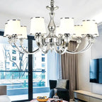 Lustre European Style Living Room Chandelier Atmosphere Luxury Crystal Chandelier Home  - vue 3