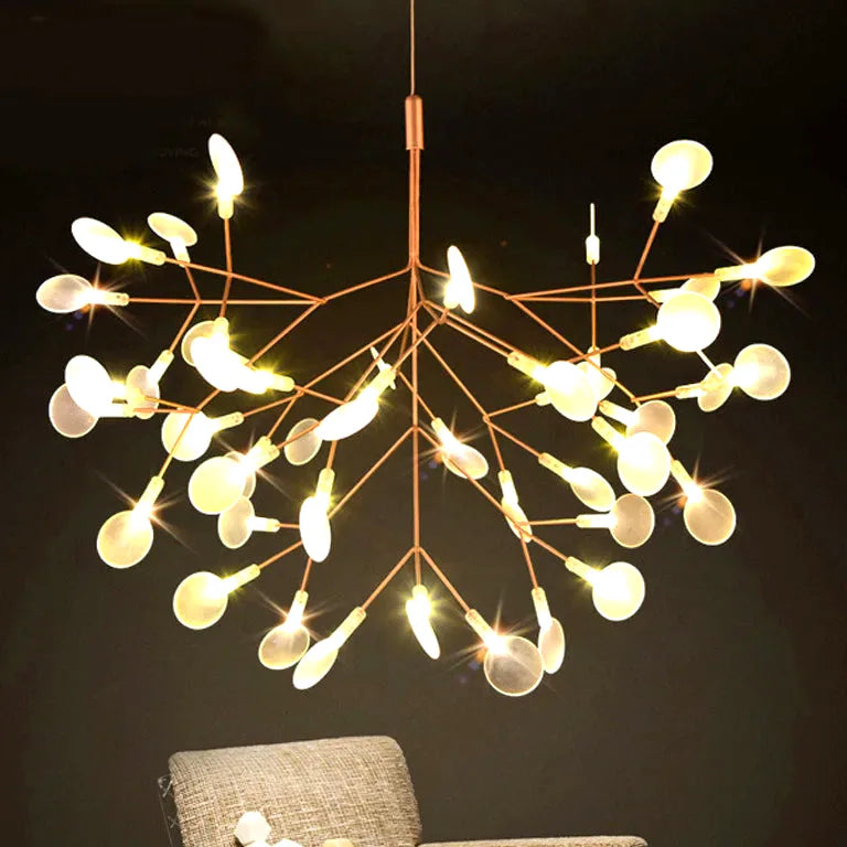 Lustre Firefly Branch Chandelier Nordic Pandent Light Suspension Hanging Lamp for Kitch - Lustre France