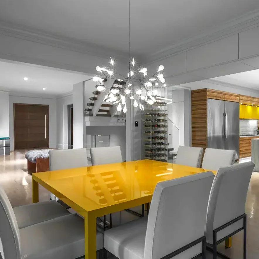 Lustre Firefly Branch Chandelier Nordic Pandent Light Suspension Hanging Lamp for Kitch - vue 4