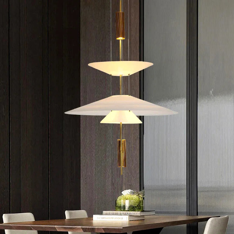 Lustre Flamingo Chandelier Nordic Style Acrylic Chandelier Designer Restaurant Art Lust - vue 2