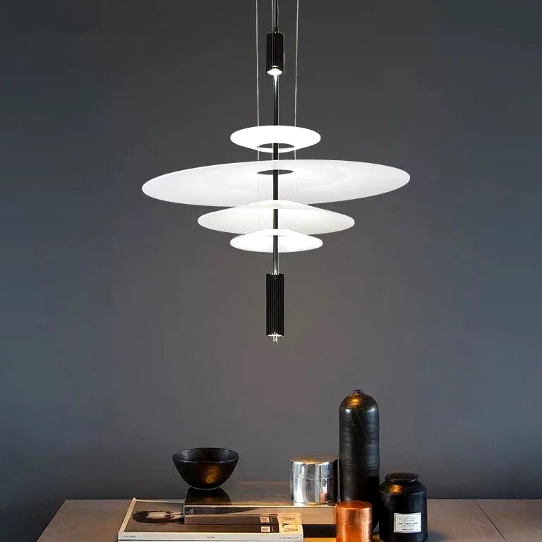 Lustre Flamingo Chandelier Nordic Style Acrylic Chandelier Designer Restaurant Art Lust - vue 4