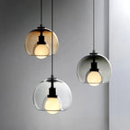 Lustre Glass chandelier bar living room dining table kitchen bar counter bedroom modern - vue 3