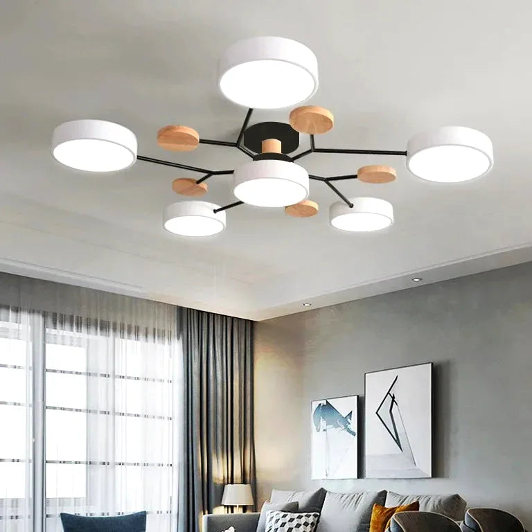 Lustre IRALAN Large ceiling lamps led lights for room bedroom Simple Lamp Lighting fixt - Lustre France